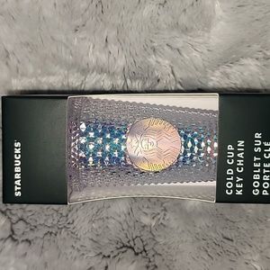 Starbucks Unicorn Bling studded key chain